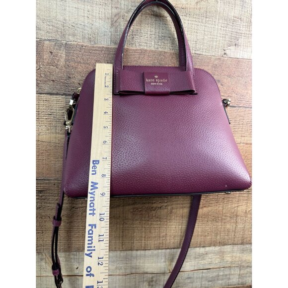 Kate Spade New York Matthews Street Maise Leather Satchel Purse - Picture 10 of 14